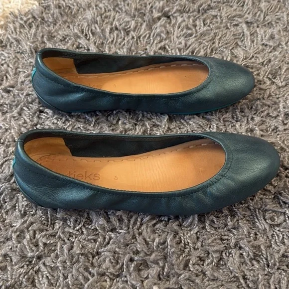 Tieks Tahitian Pearl Leather Ballet Ballerina Flats Shoes Limited Edition - Picture 6 of 17